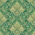 Pushkin in Forest Green Wallpaper by Cole & Son