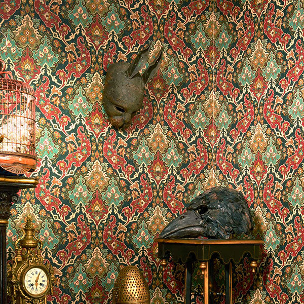 Pushkin in Multi-Colored Wallpaper by Cole & Son