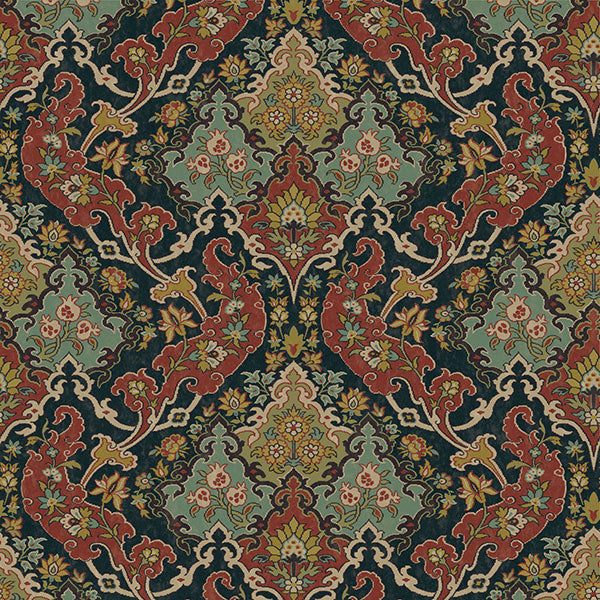 Pushkin in Multi-Colored Wallpaper by Cole & Son