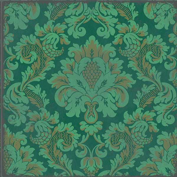 Stravinsky in Green Wallpaper by Cole & Son