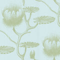 Lily in Sage & Pale Blue Wallpaper by Cole & Son