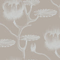 Lily in White & Grey Wallpaper by Cole & Son