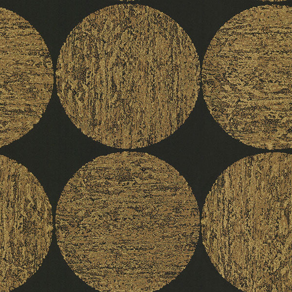 Luna in Gold & Onyx Wallpaper by Cole & Son