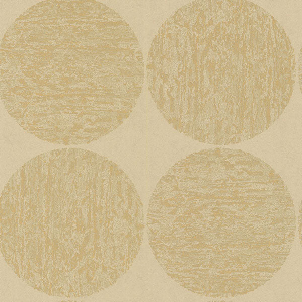 Luna in Gold & Tan Wallpaper by Cole & Son