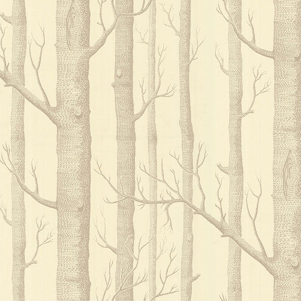 Woods in Beige & Cream Wallpaper by Cole & Son