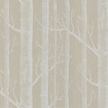 Woods in White & Taupe Wallpaper by Cole & Son