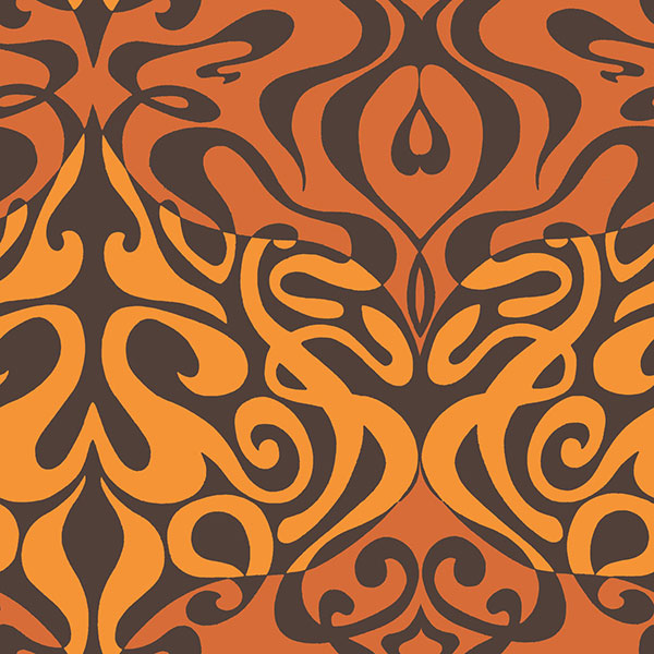 Cole & Son Wallpaper- New Contemporary II - Woodstock in Orange