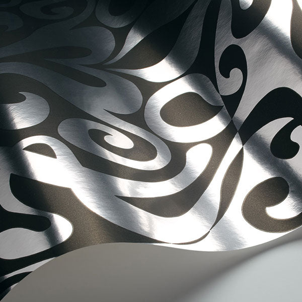 Cole & Son Wallpaper- New Contemporary II - Woodstock in Silver