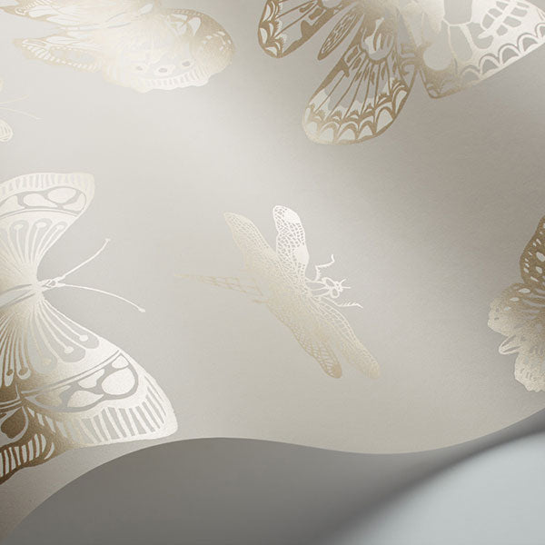 Butterflies & Dragonflies in Grey Wallpaper by Cole & Son