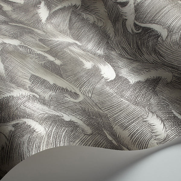 Columbus in Gilver Wallpaper by Cole & Son