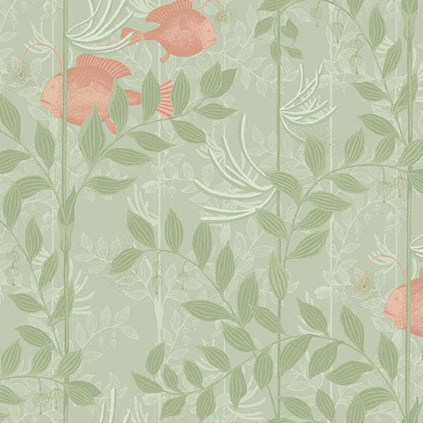 Nautilus in Soft Green Wallpaper by Cole & Son