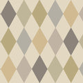 Punchinello in Metal on Linen Wallpaper by Cole & Son