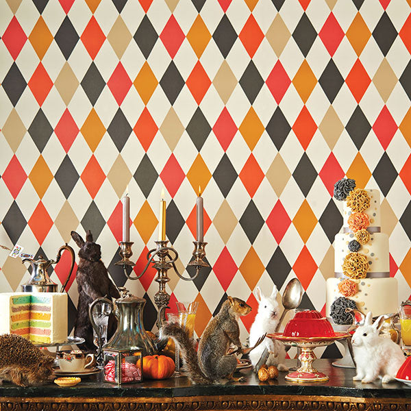 Punchinello in Multi Wallpaper by Cole & Son