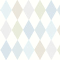 Punchinello in Soft Blue Wallpaper by Cole & Son