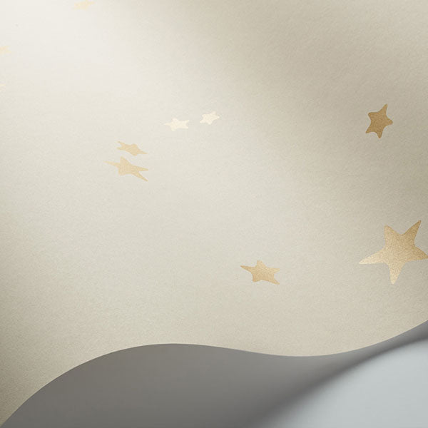 Stars in Buff & Gold Wallpaper by Cole & Son