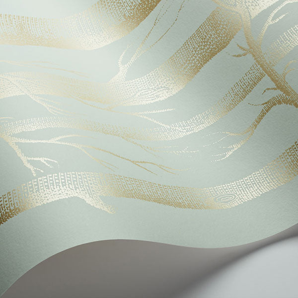 Woods in Green & Gold Wallpaper by Cole & Son