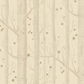 Woods & Stars - Buff & Gold Wallpaper by Cole & Son