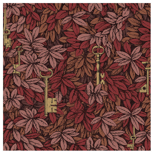 Fornasetti Chiavi Segrete - Autumnal Leaves Wallpaper by Cole & Son
