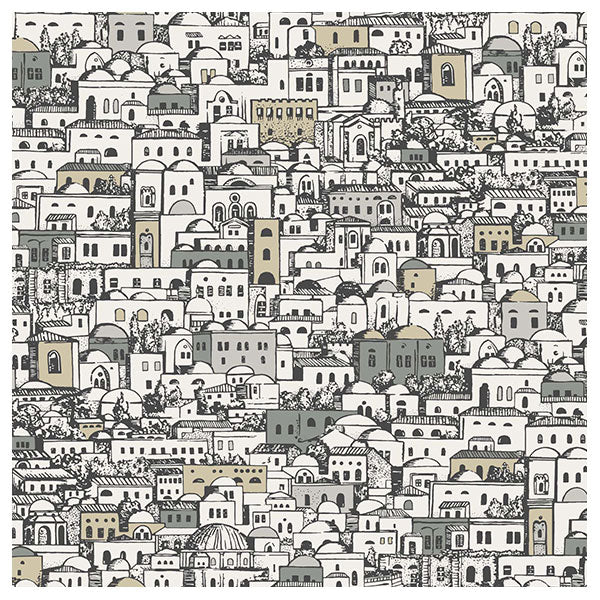 Fornasetti Mediterranea - White Wallpaper by Cole & Son