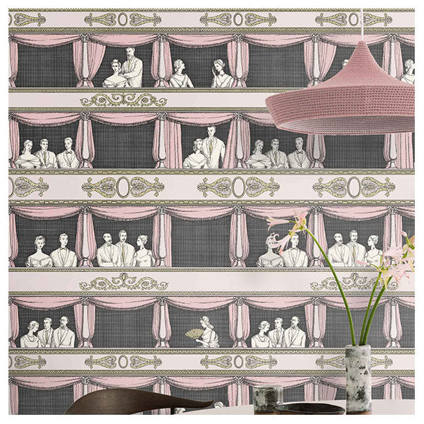 Fornasetti Teatro - Blush Wallpaper by Cole & Son