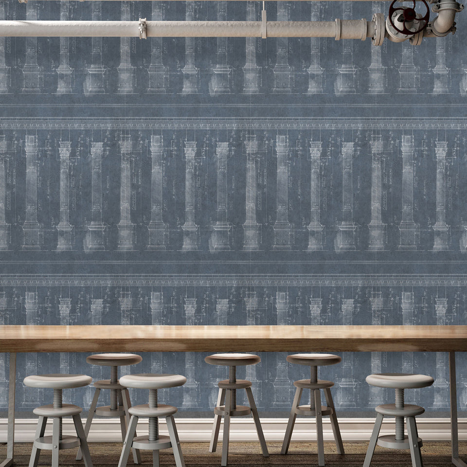 Colonnade Wallpaper by MINDTHEGAP