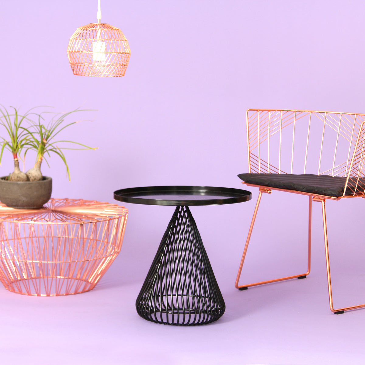 Stone Cono Table by Bend Goods