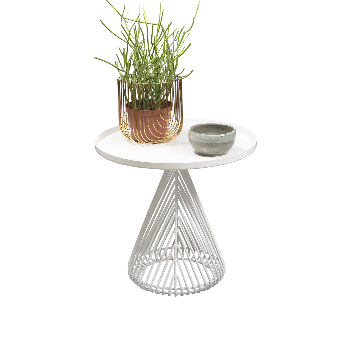 Stone Cono Table by Bend Goods