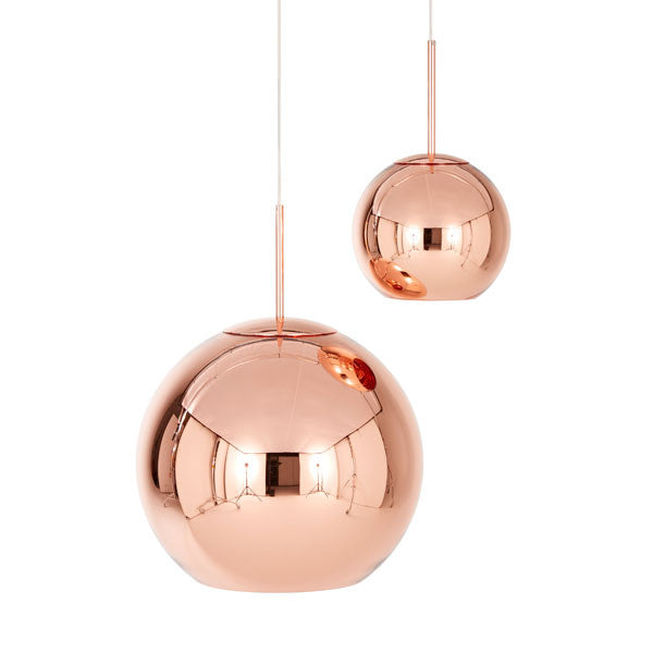 Copper Round 25cm Pendant - Tom Dixon - Vertigo Home