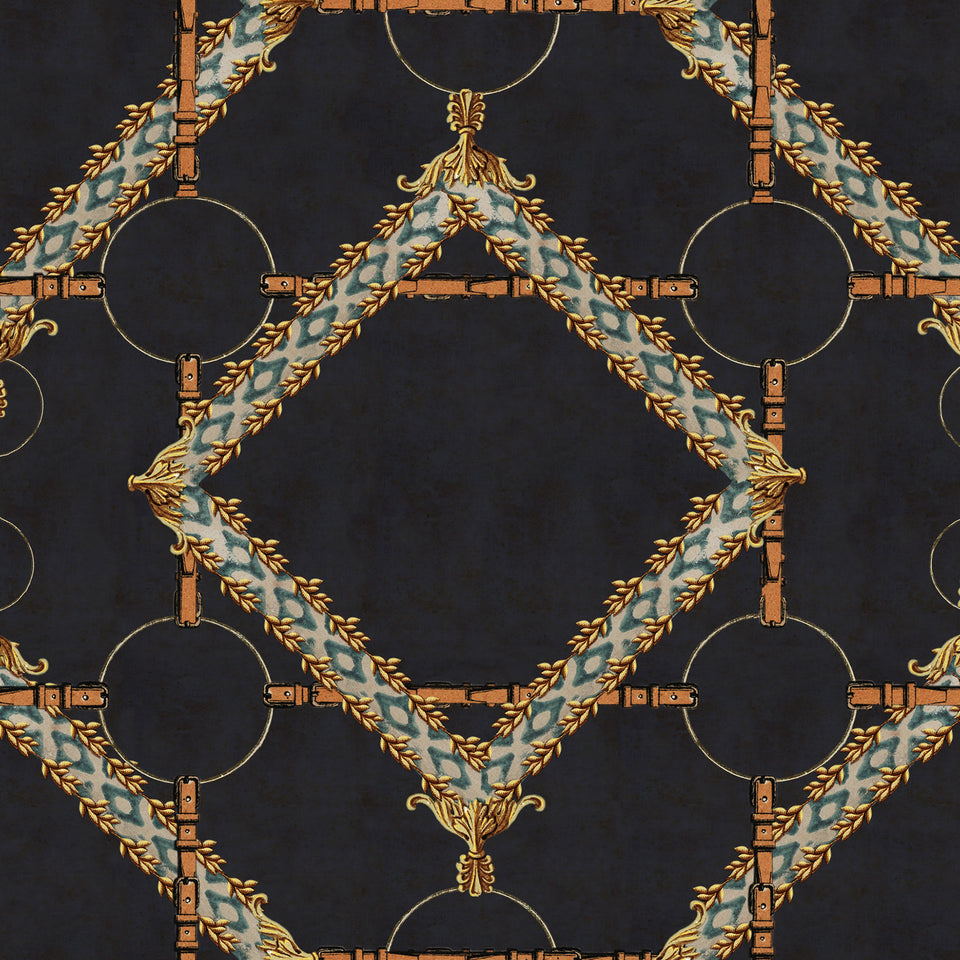 Decorative Harness Wallpaper by MIND THE GAP