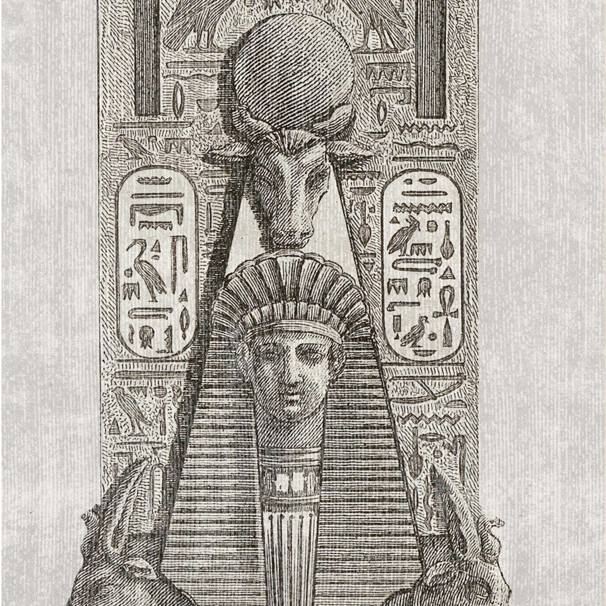 Egyptian Columns Wallpaper by MINDTHEGAP