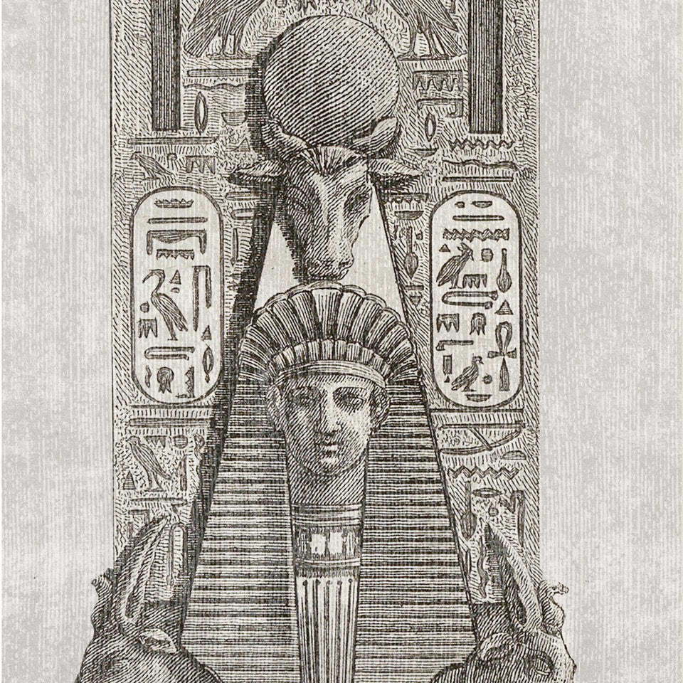 Egyptian Columns Wallpaper by MINDTHEGAP
