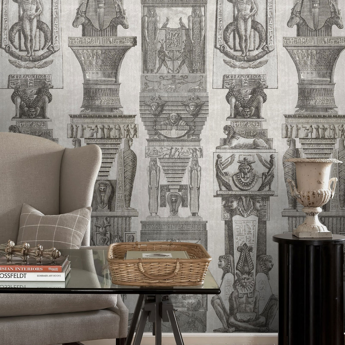 Egyptian Columns Wallpaper by MINDTHEGAP