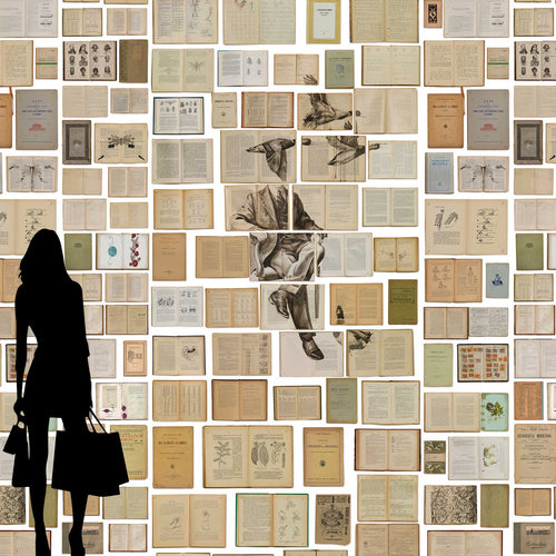 Biblioteca EKA-01 Wallpaper Mural by Ekaterina Panikanova + NLXL