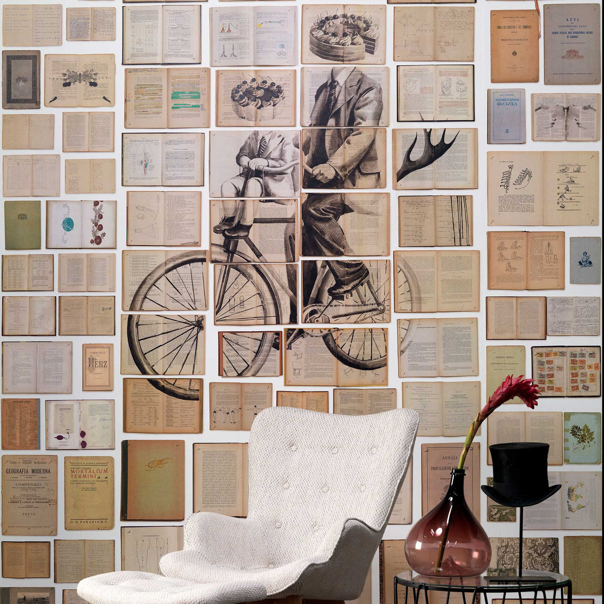Biblioteca EKA-03 Wallpaper Mural by Ekaterina Panikanova + NLXL
