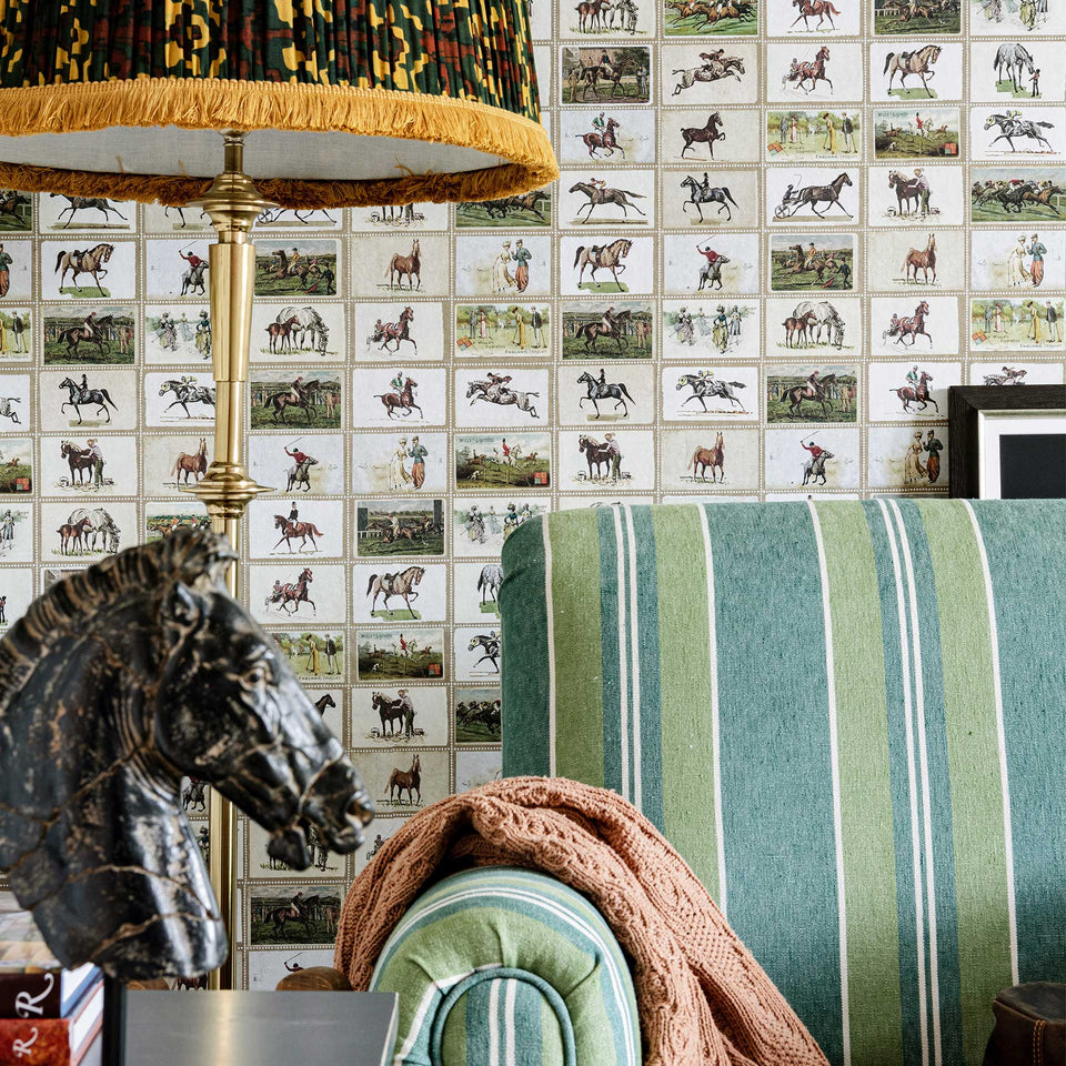 English Equestrian Stamps Wallpaper by MIND THE GAP