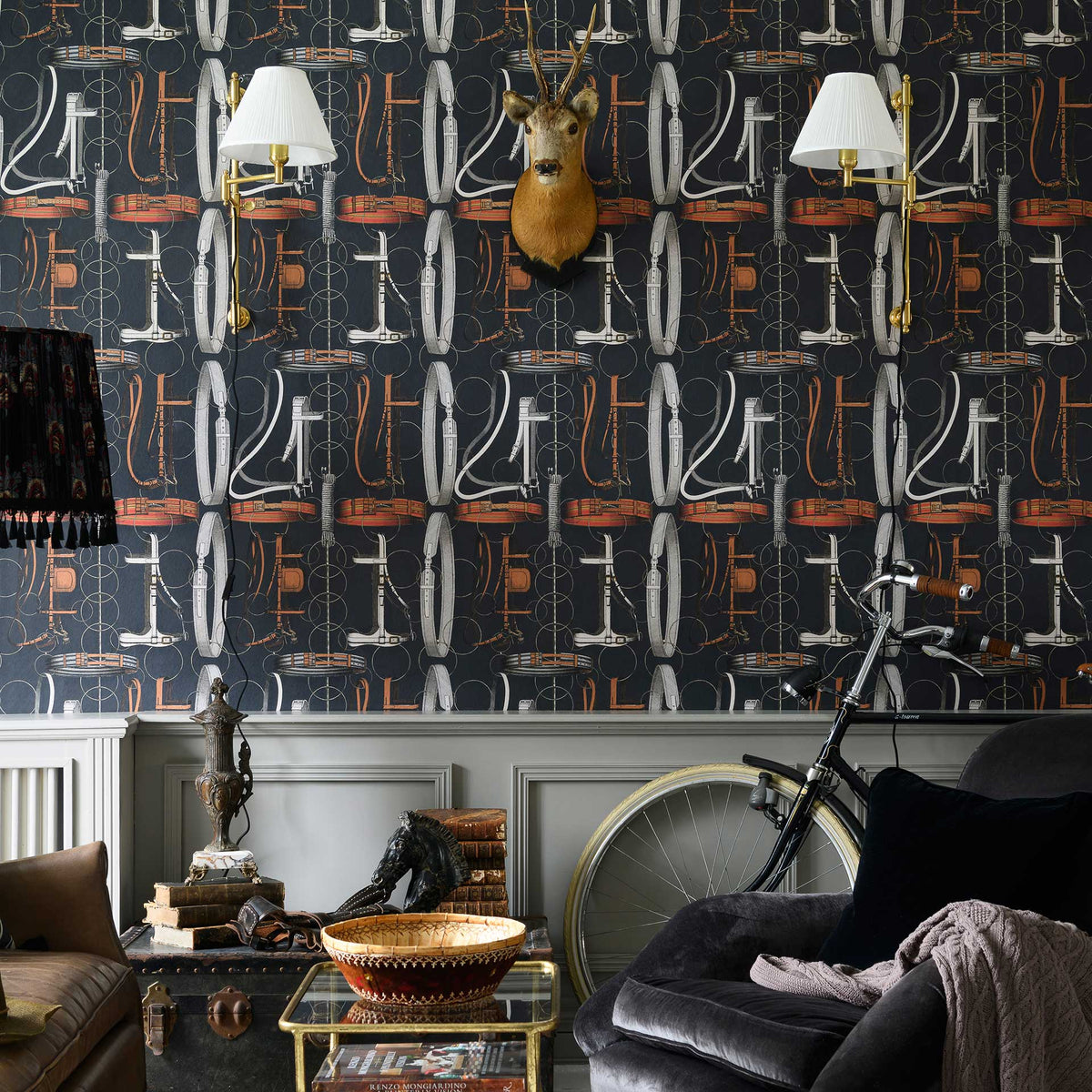 Equestrian Equipment Wallpaper by MIND THE GAP