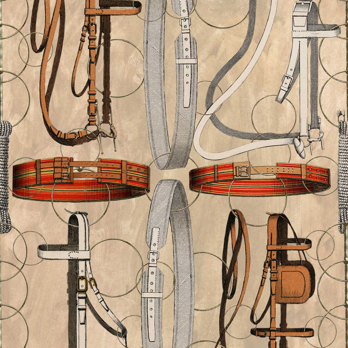 Equestrian Equipment Wallpaper by MIND THE GAP