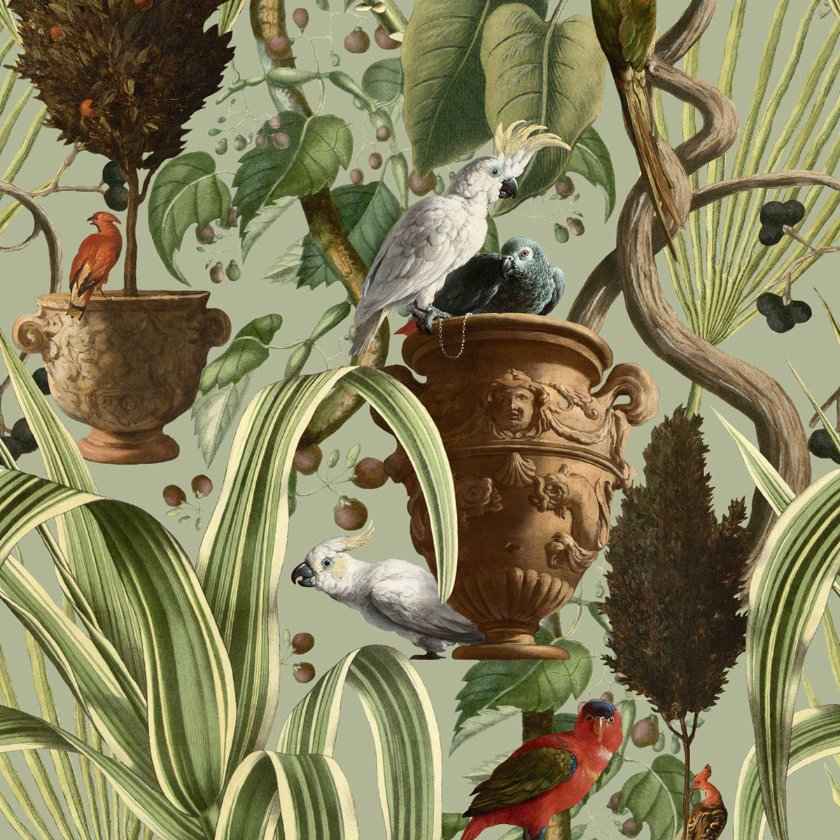 Exotic Menagerie Wallpaper by MINDTHEGAP
