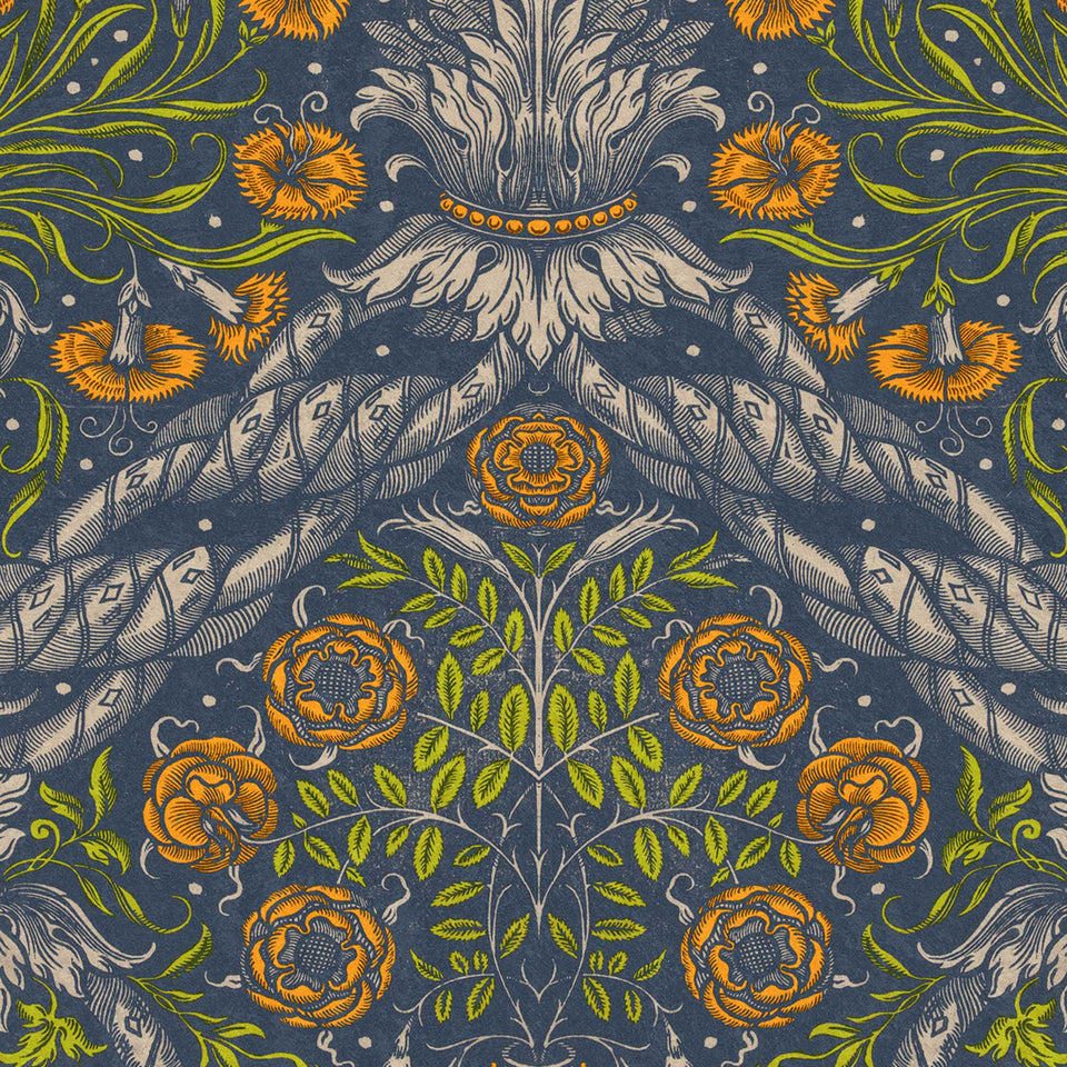 Floral Ornament Wallpaper by MINDTHEGAP