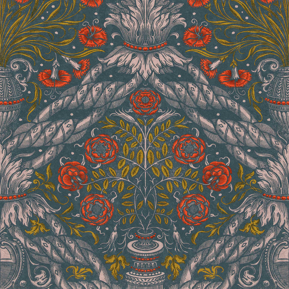 Floral Ornament Wallpaper by MINDTHEGAP