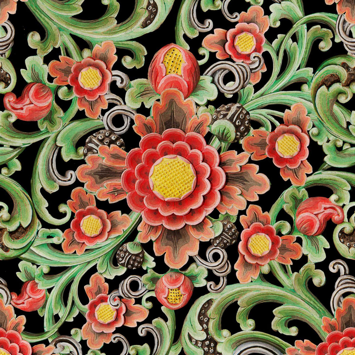 Floral Painting Wallpaper by MINDTHEGAP
