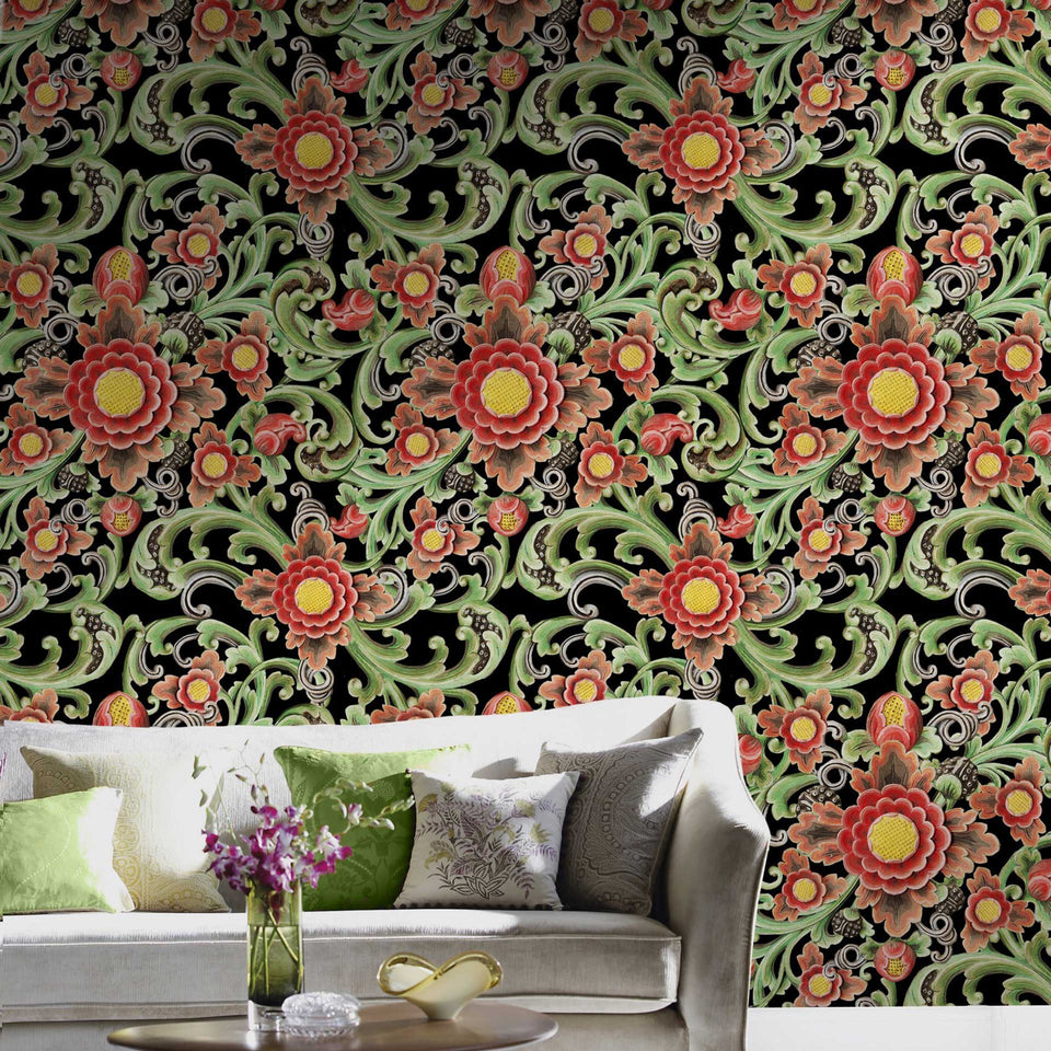 Floral Painting Wallpaper by MINDTHEGAP