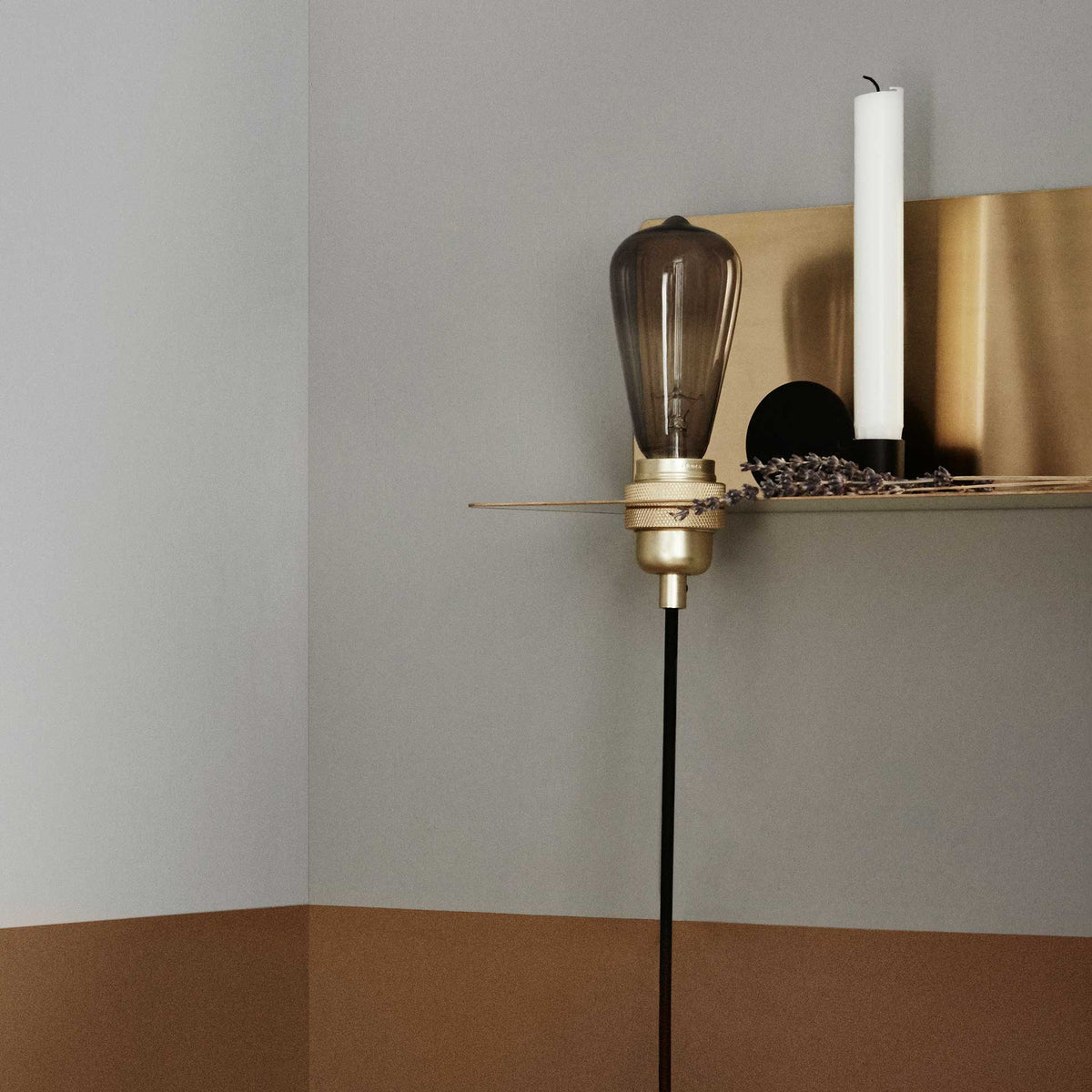 90º Wall Light Brass by Frama
