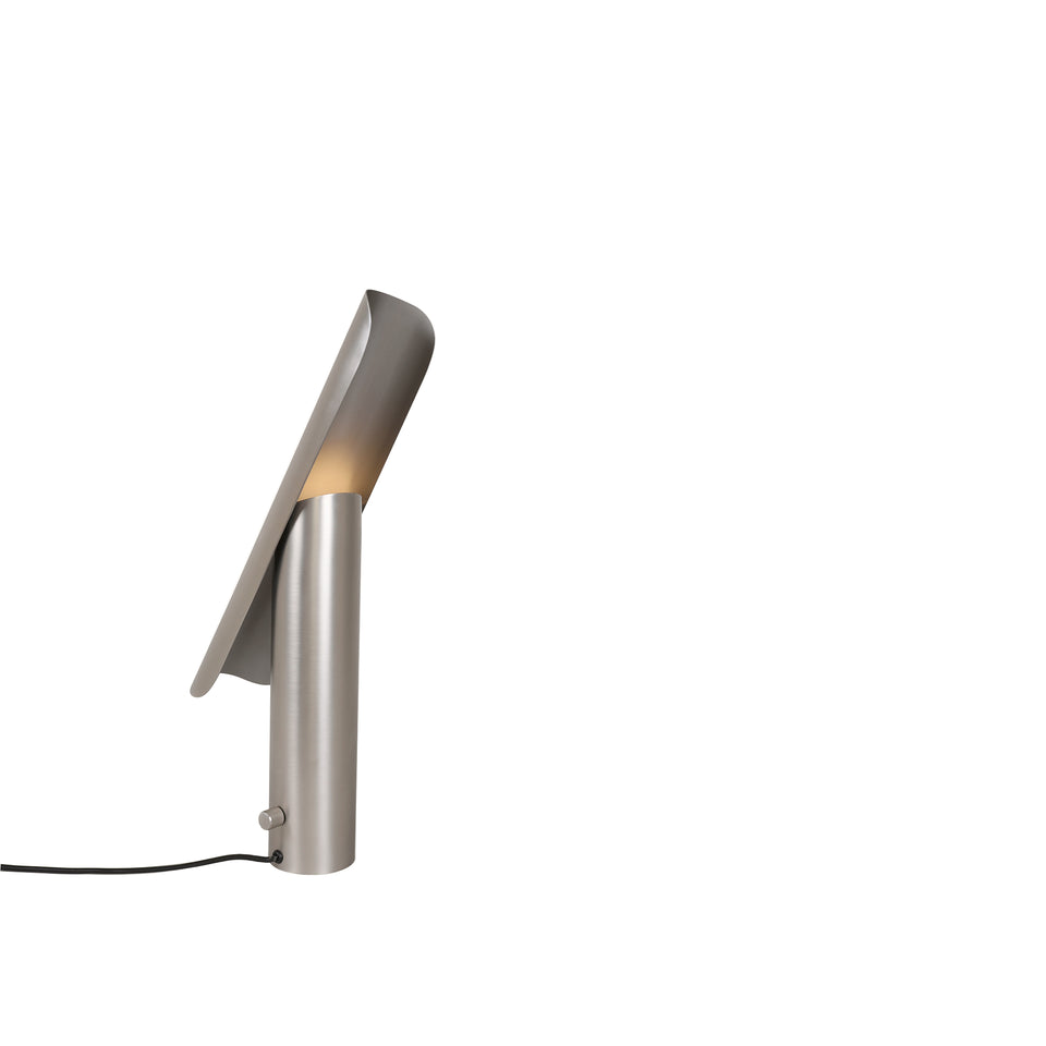 Brushed Steel T Table Lamp by Frama