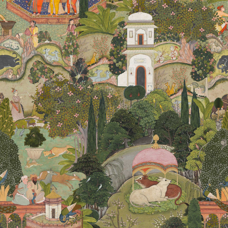 wallpaper with Indian motive Jaipur rajasthan