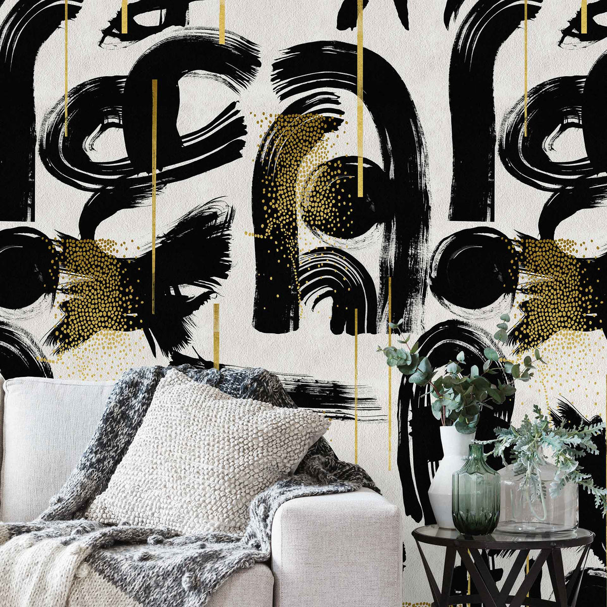 Gestural Abstraction Wallpaper by MINDTHEGAP