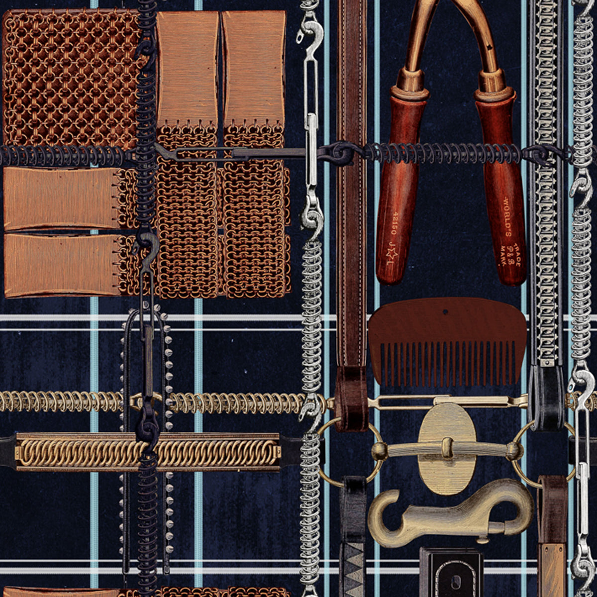 Harnessmaker's Atelier Wallpaper by MIND THE GAP