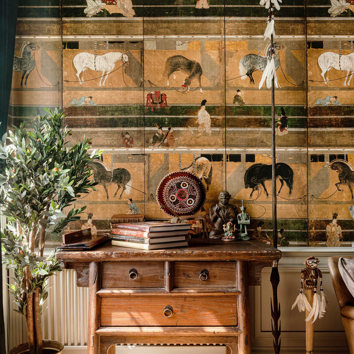 Horse Stable Wallpaper by MINDTHEGAP