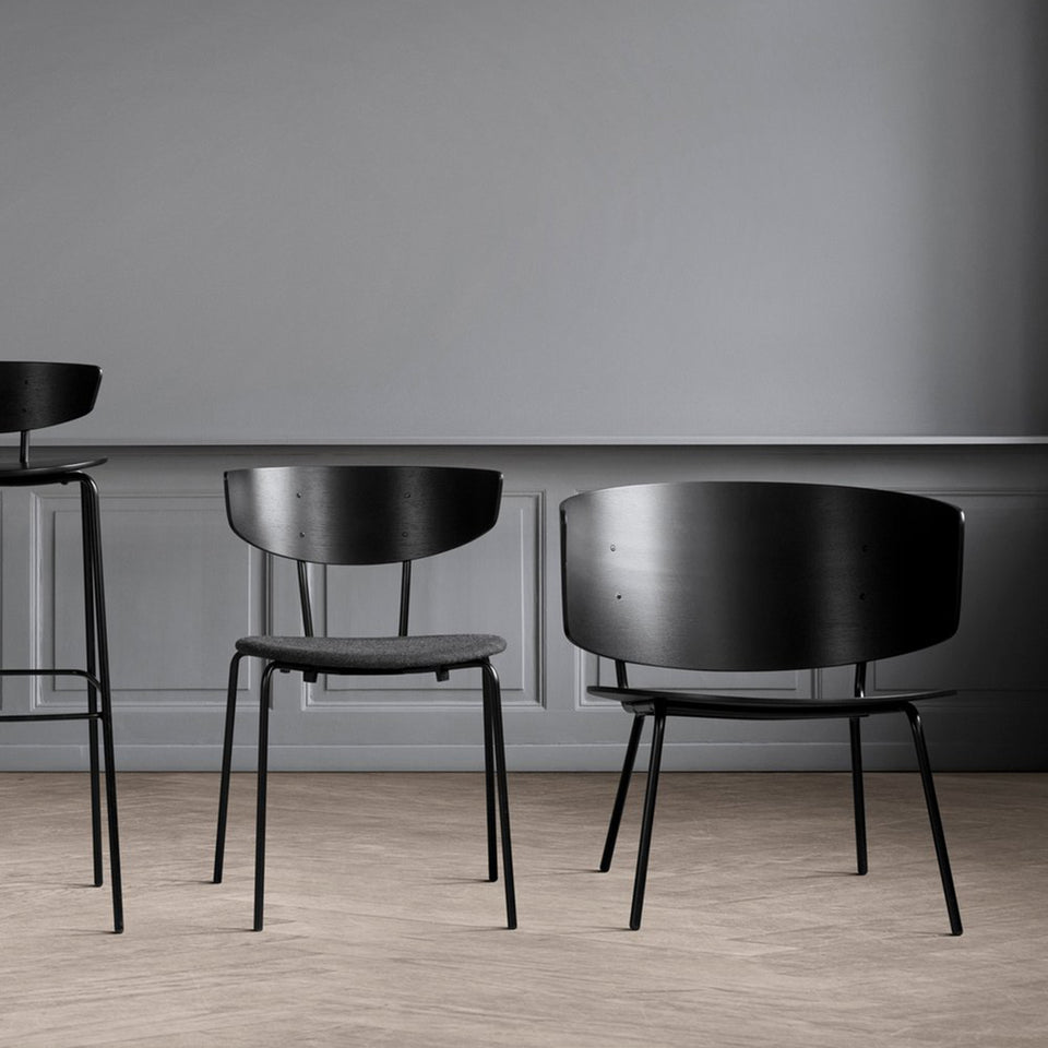 Herman Lounge Chair Black by Ferm Living