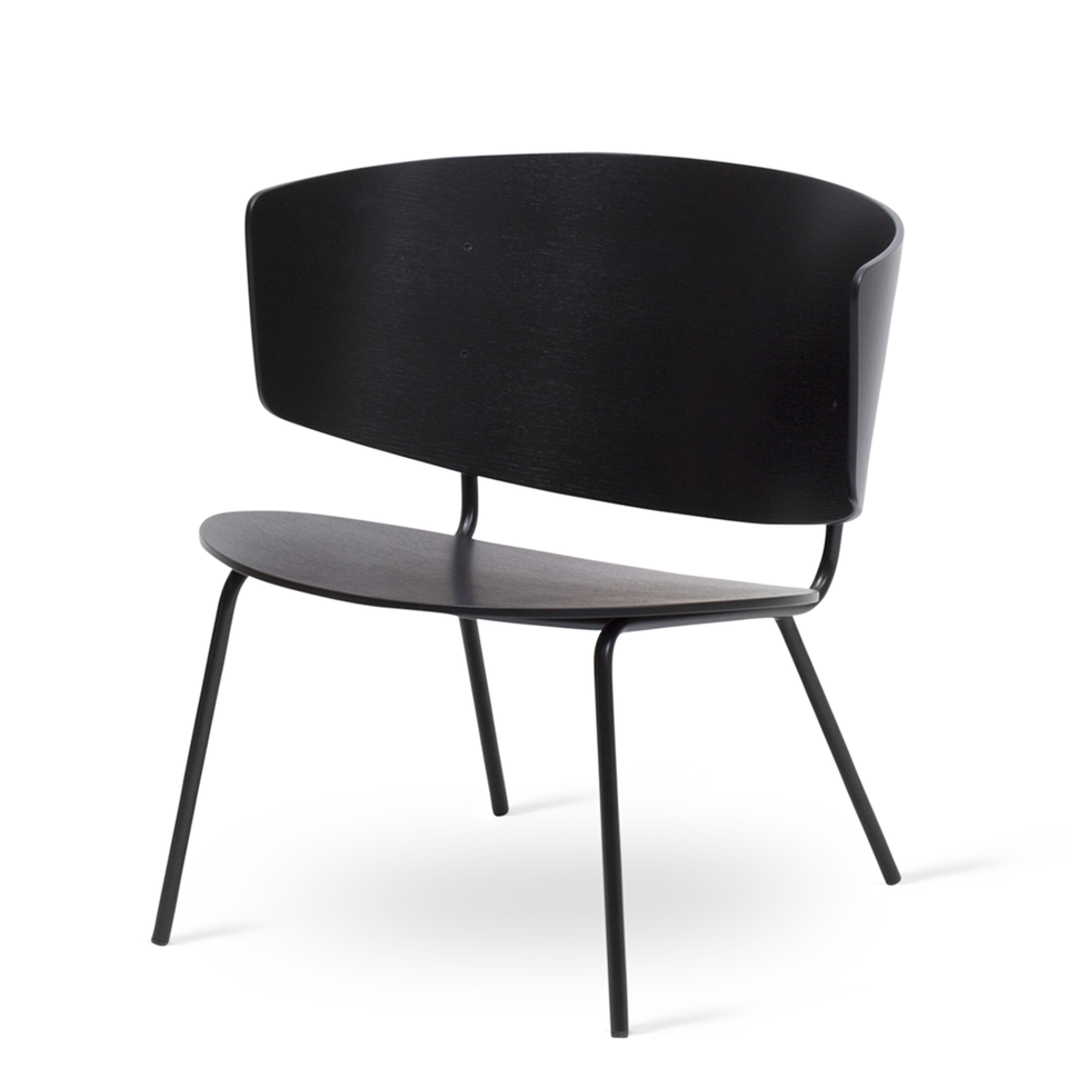 Herman Lounge Chair Black by Ferm Living